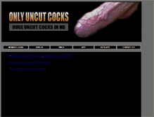 Tablet Screenshot of onlyuncutcocks.com